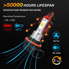 2 Bright 6000K LED light bulb for Polaris ATV 2010 SPORTSMAN 300 Headlight: USA