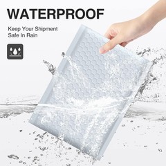 50 Pack 4×8 Inch Opaque Bubble Mailers with Self-Seal Adhesive – Protect Your…