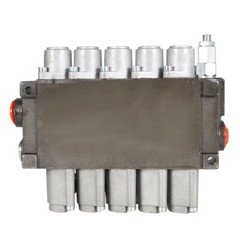 5 Spool 13 GPM 3600 PSI Hydraulic Control Valve Double Acting SAE Ports New