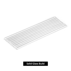2 Pack 1000Ml Borosilicate Glass Beaker with Handle, & 10 Pcs 12″ Science Glass