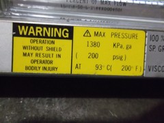FISCHER & PORTER 10A6130 FLOW METER 200 PSIG AT 200F (378-2)