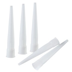 QDiShi Caulking Nozzle Tips 10cm/4inch 30Pcs – Plastic Gun white