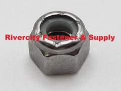 1/4-20 Nylon Insert Stop Nuts 316 Stainless Steel 1/4×20 Nuts 1/4 x 20 Lock Nut