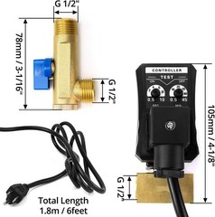 Automatic Timed Condensate Drain Valve, 1/2″ AC 110V 2-Way Direct-Acting Drain V