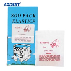 5000pcs Orthodontic Dental Elastics Band Animal images Fox Rabbit Squirrel