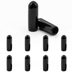 Rubber End Caps 1/8 Inch 3mm Black 100 Pcs – Screw Thread Protectors