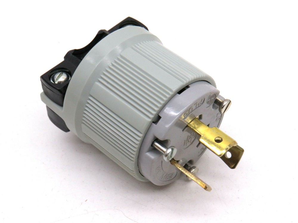 Arrow Hart-Lock 6252 Twist Locking Plug 20A 250V 3-Pole 3-Wire NEMA L11-20P