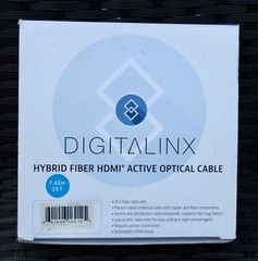 Digital Linx Active Fiber Optical Hybrid Cable DL-HFC-025F 25ft HDMI & USB Heads