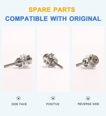 Dental Fiber Optic Handpiece Air Turbine Light Quattro Water Spray fit NSK X600L