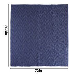 12 Pack Moving Blankets 72″x80″ Heavy Duty Packing Blankets Furniture Dark Blue