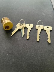 VingCard V75 Lock Cylinder w/ 5 Keys ASSA ABLOY Hotel Lock Parts Repair