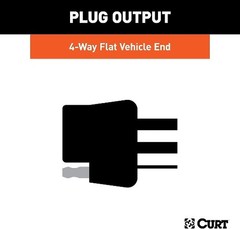 Vehicle-Side Custom 4-Pin Trailer Wiring Harness, Fits Select Equinox, Terrain