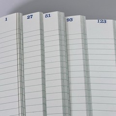 Vintage National Blank Book Company Record Account Ledger Book 300 Pages