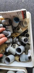 Estate LOT 100s Of Electrical PVC Conduit Fittings 1/2″-2 1/2″ NEW SEAL TIGHT