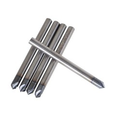 5 Pieces 1/8″ 4 Flute 90 Degree Carbide Chamfer Mill 1-1/2″ OAL – TiALN COATED