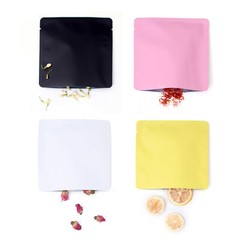 New Flat Open Top Matte Mylar Bags Pouches in Various Colors 15x15cm (5.9×5.9in)