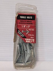 Large Lot of Assorted Sized Hollow Wall Mounting Toggle Bolts Pre-Owned as shown