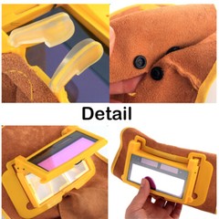 Solar Auto Darkening Filter Lens Welder Leather Hood Welding Helmet Mask NEW