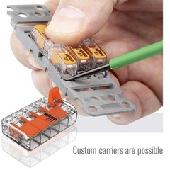 50pcs WAGO 221-415 Lever Nuts 5-Conductor Splicing Connector 12-24 AWG