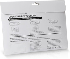 Bonsaii Paper Shredder Lubricant Sheets, 24-Pack (8.4 X 5.9 Inch/Piece)