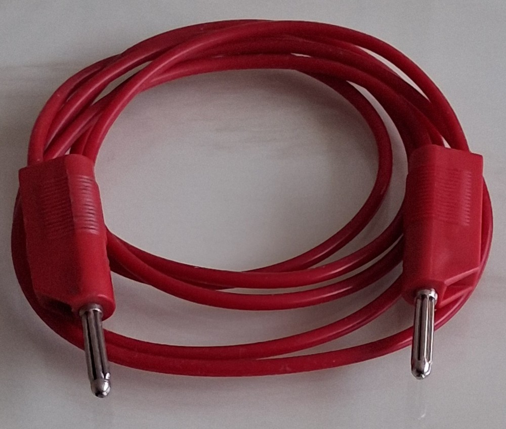 Hirschmann Test Lead for Multimeter DMM Red L150cm Stranded Banana Plug 4mm