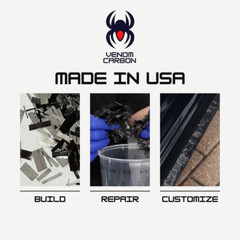 1/2″ Chopped Carbon Fiber: 1/2 lb (making FORGED composites)