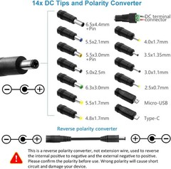 60W Power Supply DC 3V~24V Adjustable Variable Universal Switching AC/DC Adapter