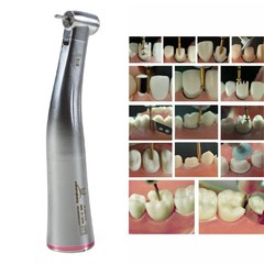 NSK Style Dental LED 45° Degree Surgical High Speed Handpiece Push Button 4 Hole