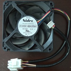 Nidec DC Fan D1225X14BXCPB47 13.6V 0.1A Square Black WR60X10358