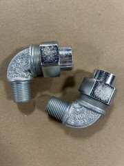 Box of 10 UNL105 Crouse-Hinds Explosion Proof 1/2″ Conduit Elbow Union 90°