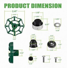Complete Wall Hydrant Service Repair Kit for Prier C-144KT-807 Parts Kit C-144