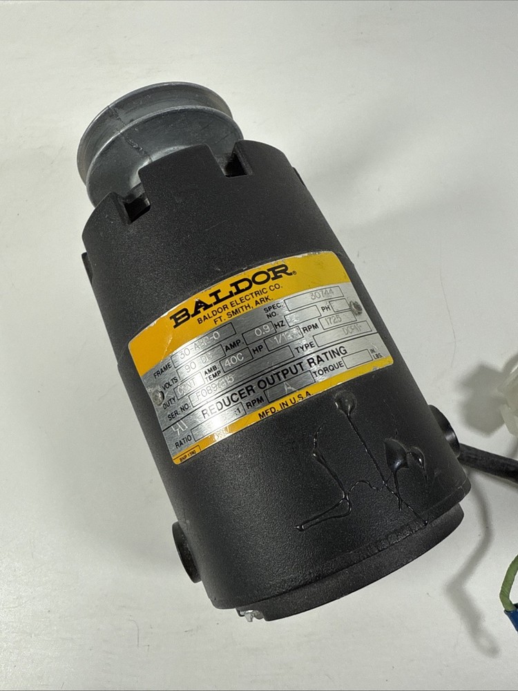 Baldor Motor HP 1/12 VOLTS 90DC RPM 1725 DCPM