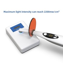 VVDental Wireless LED Curing Lamp 2200mW/c㎡ Led Resin Cure Light Resina Lampara