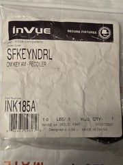 InVue SH500 Security Bar Hanging SFL01G2 Secure locking hook wire grid # 2 style