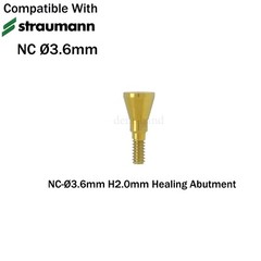 Dental NC Healing Caps Abutment Ø3.6/4.8mm Cover Screw Fits ITI Straumann BL/BLT