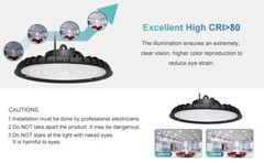 10 Pack 200W UFO LED High Bay Light Shop Industrial Commercial Factory Warehouse