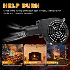 110V Variable Speed BBQ Blower Fan for Grill Fireplace Wood Stove