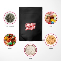 Mylar3.5 bags 10 OR MORE RANDOM DESIGNS 3.5gram 100PCS/PACK ZIPLOCK SMELL-PROOF