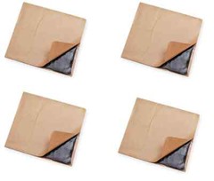 General Sealants 4″ x 4″ x 1/8″ Thick Butyl Adhesive Pads 10 Pack
