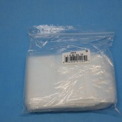 Elkay Plastics F20410 Clear Top Zip Seal Bag 4 X 10 IN 2 Mil Qty 100