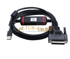 USB-FANUC RS232 Transfer USB Convert DB25 Pin Download Cable For CNC Fanuc Data