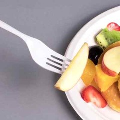 Karat PP Plastic Medium Weight Forks – White – 1,000 ct, U2005W