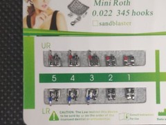 100 Sets Dental Orthodontic Metal MIM Brackets Braces Mini Roth.022 Hooks 345 CE