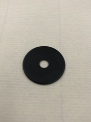 (25) 1/4 X 1-1/4 Fender Washer Steel Black Oxide Wide Oversize Fits 6mm, 1/4”