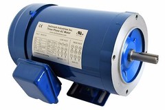 AC MOTOR, 1/3HP, 3450 RPM, 3PH, 208-230V/460V, 56C/TEFC, WITH BASE