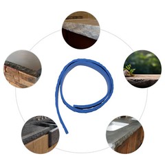 Concrete Edge Form Mold PU Blue 240 × 5 × 2 cm Stone Texture