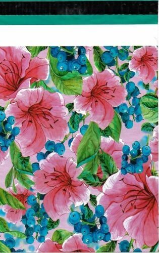 1000 6×9 Tropical Flowers Designer Poly Mailers Envelopes Boutique Custom Bags