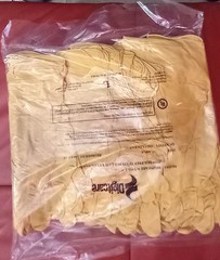Digitcare ICU911-T Powder-Free Textured Latex Exam Gloves Large Medical Use