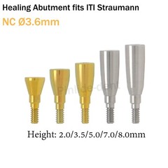 Dental Healing Abutment Caps NC/RC Cover Screw fits ITI Straumann BL/BLT