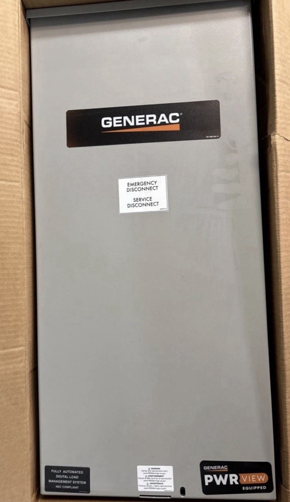 Generac 200 Amp Automatic Transfer Switch (120/240V) Serial Number 3015405151